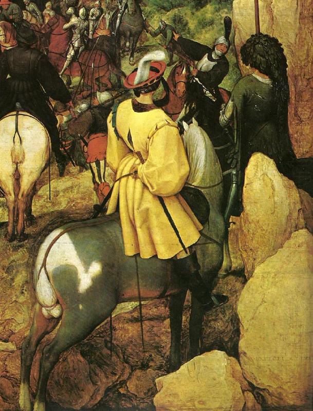 detalj fran pauli omvandelse, Pieter Bruegel